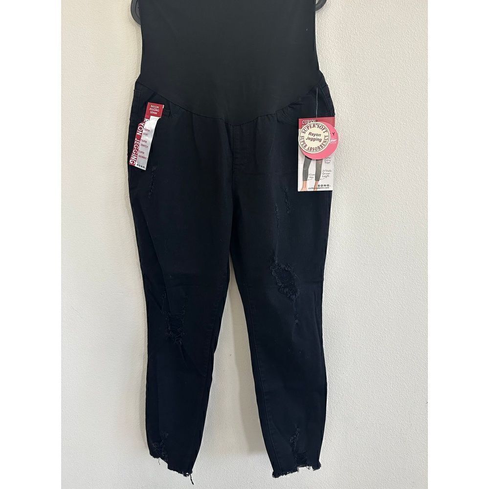 Rayon Jegging Denim SONG Curvy Skinny Maternity XL